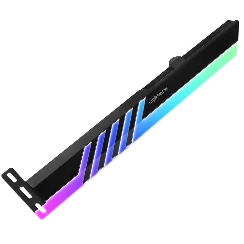upHere 5V 3-pin Addressable RGB Graphics Card GPU Brace Support Holder,Support Video Card Sag Holder/Holster Bracket-GL28ARGB - Image 2